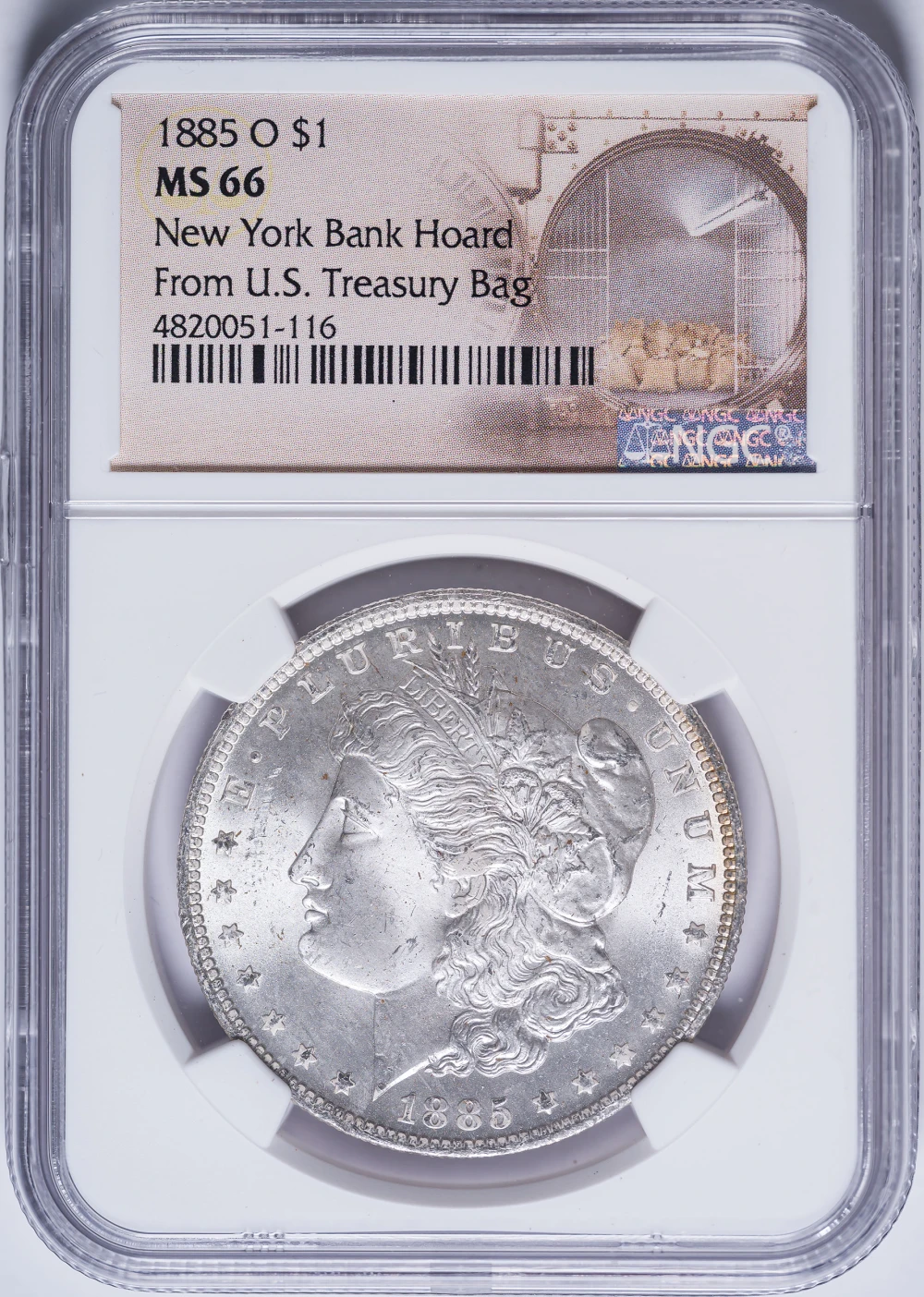 NGC MS-66 1885-O Morgan Dollar