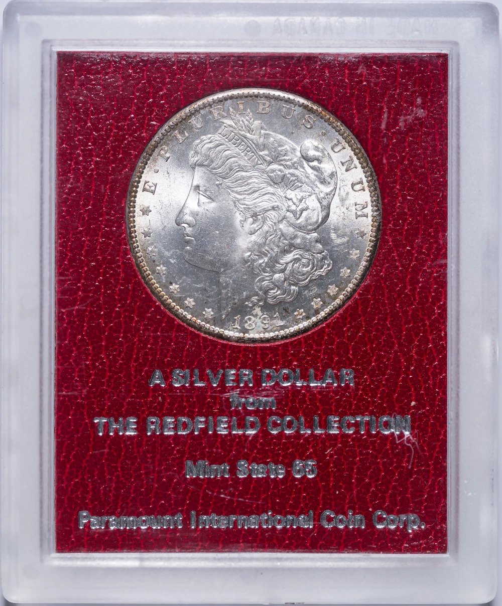 1891-S Redfield Morgan Dollar