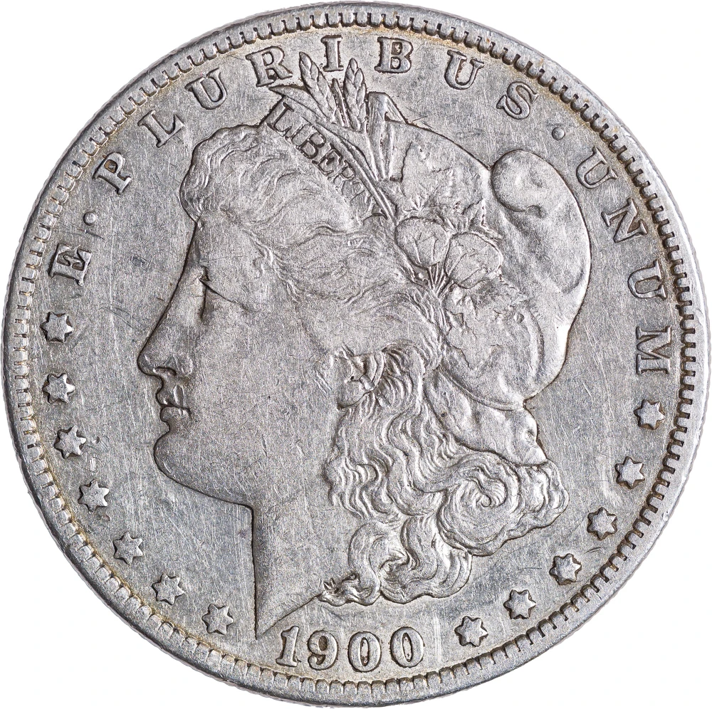 EF-40 1900-O/CC Morgan Dollar