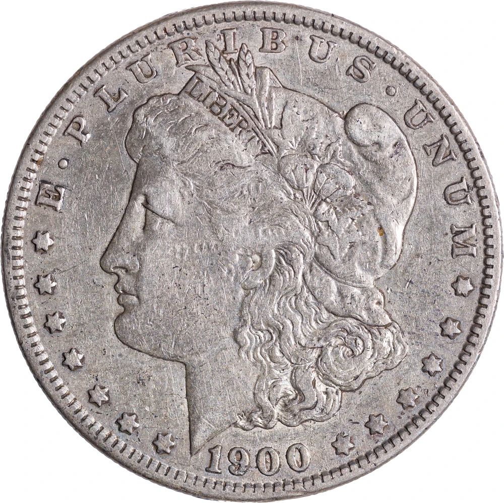 EF-40 1900-O/CC Morgan Dollar