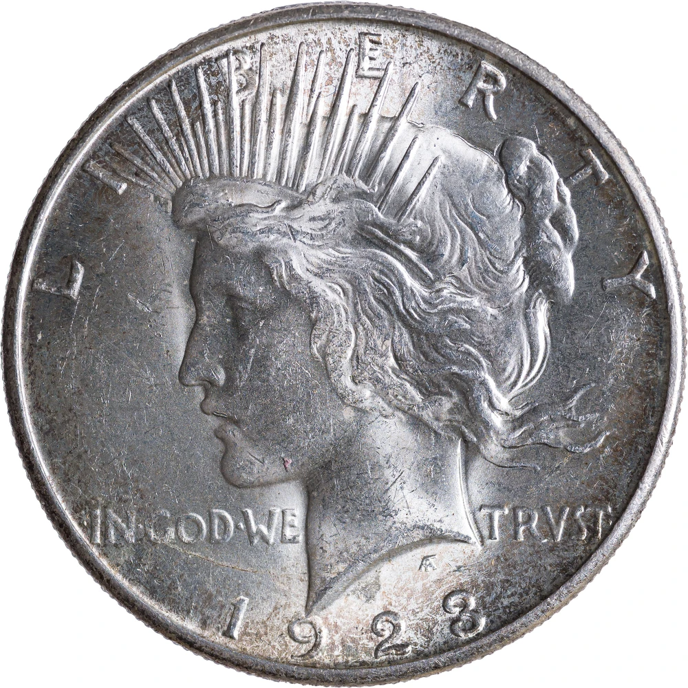 BU-62 1923-S Peace Dollar