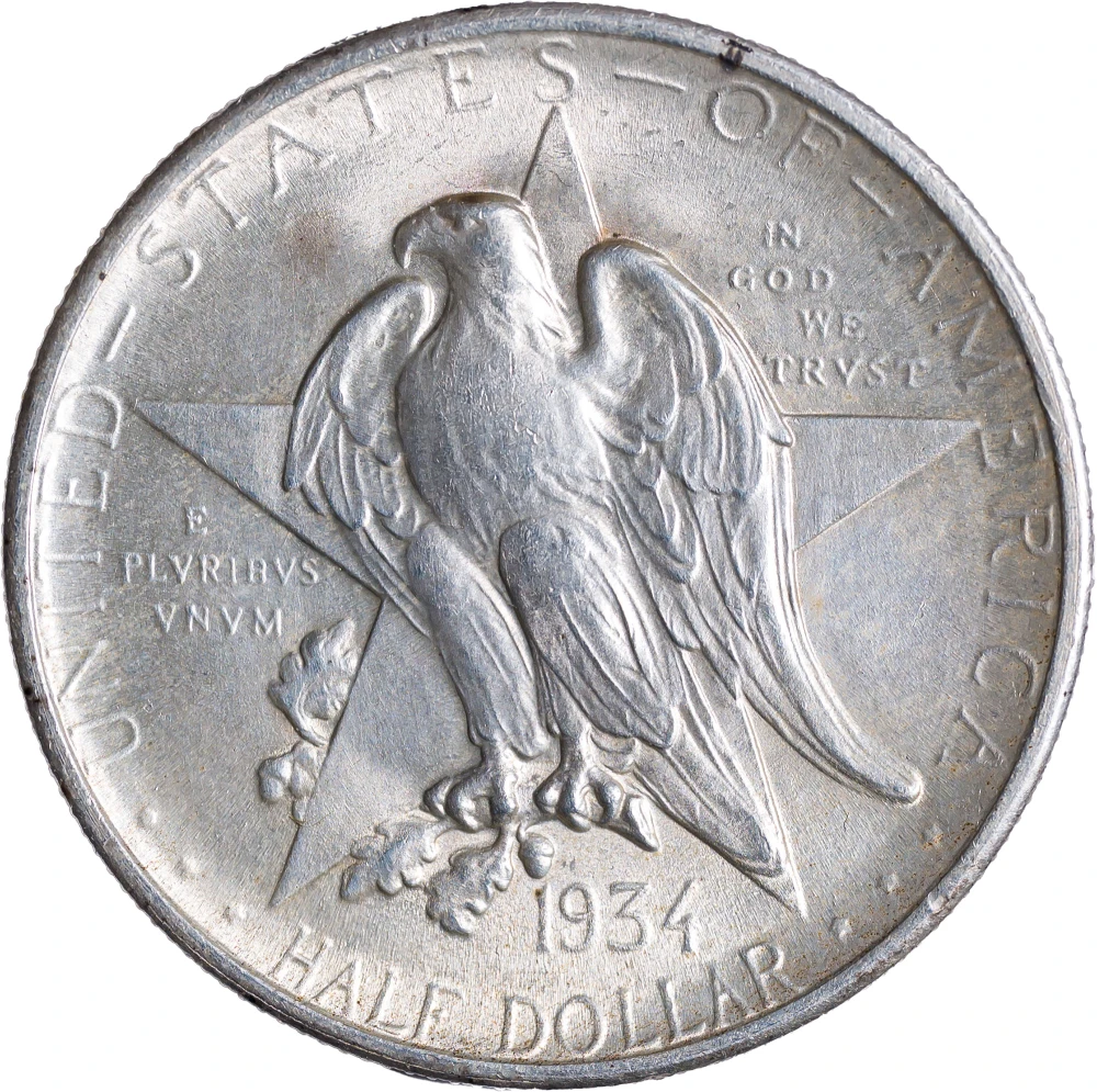 Choice MS-64 1934 Texas Half Dollar
