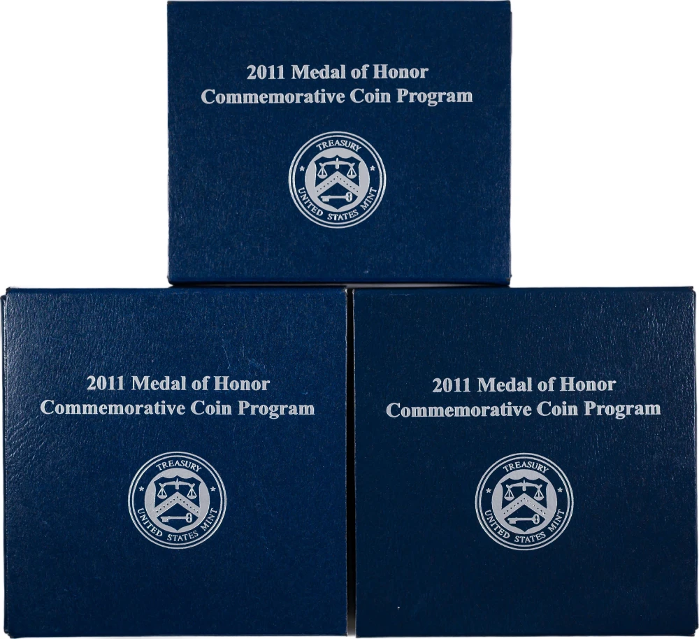 2011 Medal Of Honor Commemorative Trio