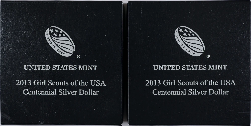 Pair Of 2013 Girl Scouts Commemorative Dollars