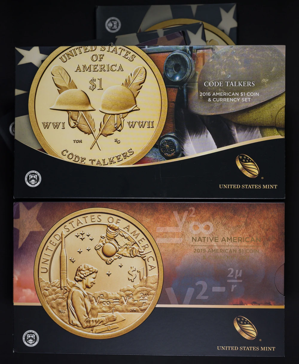 6 Pcs Coin & Currency Sets.