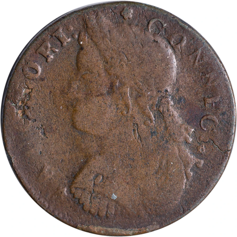 Connecticut. Fine 1787 Copper