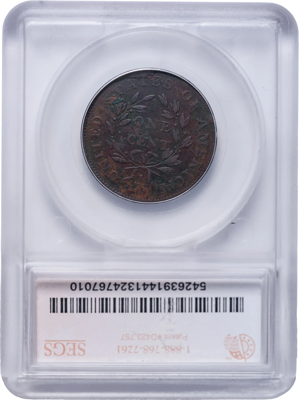 SEGS VF-20 Details 1798 Large Cent