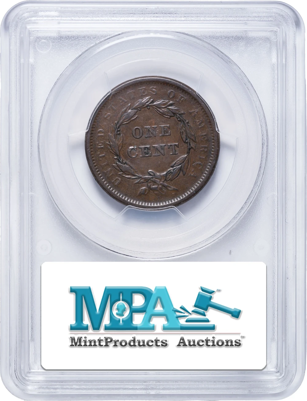 PCGS EF-45 1839 Large Date