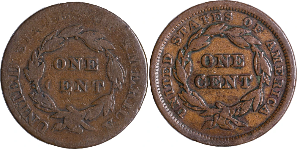 Better Large Cent Pair