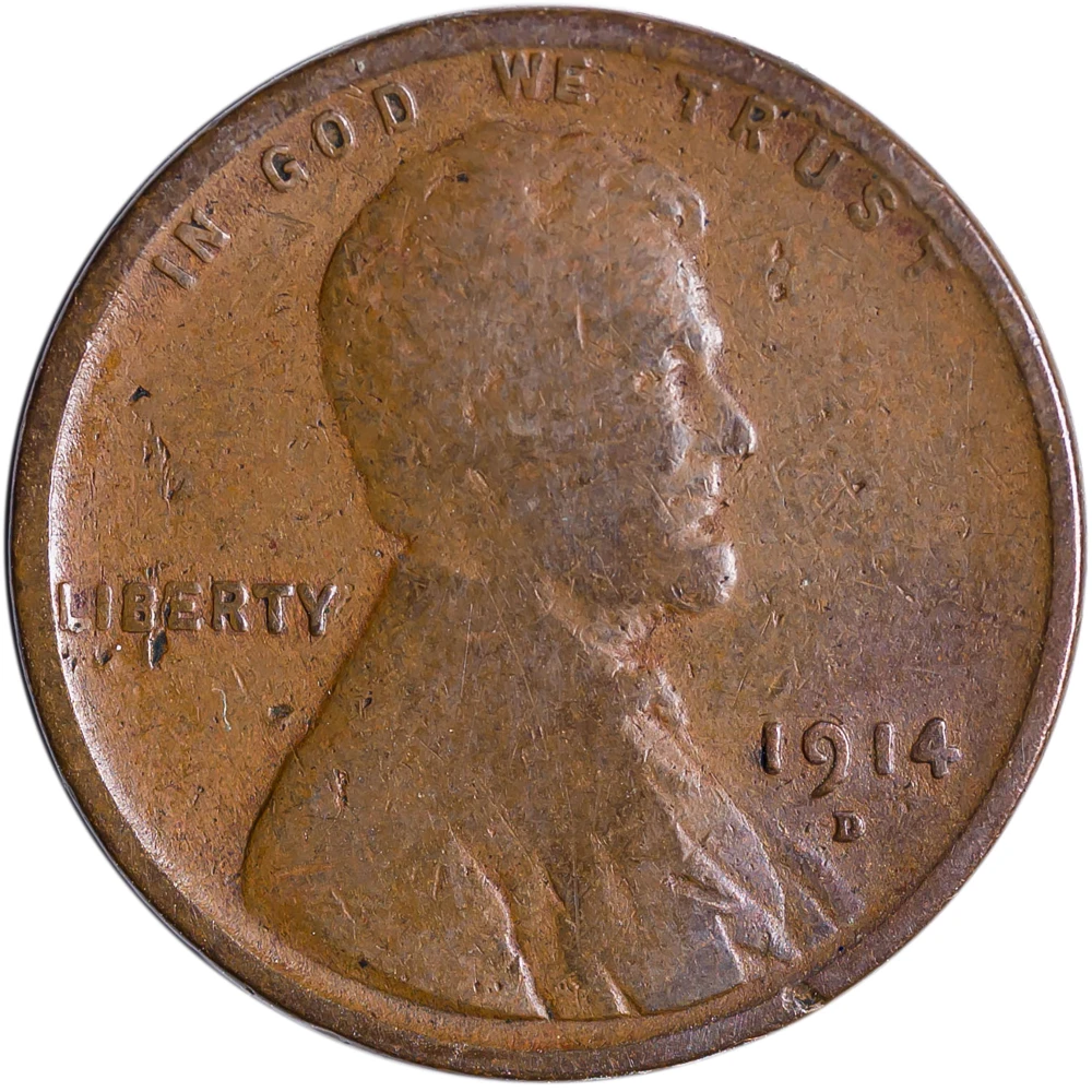 VG-8 1914-D Lincoln Cent