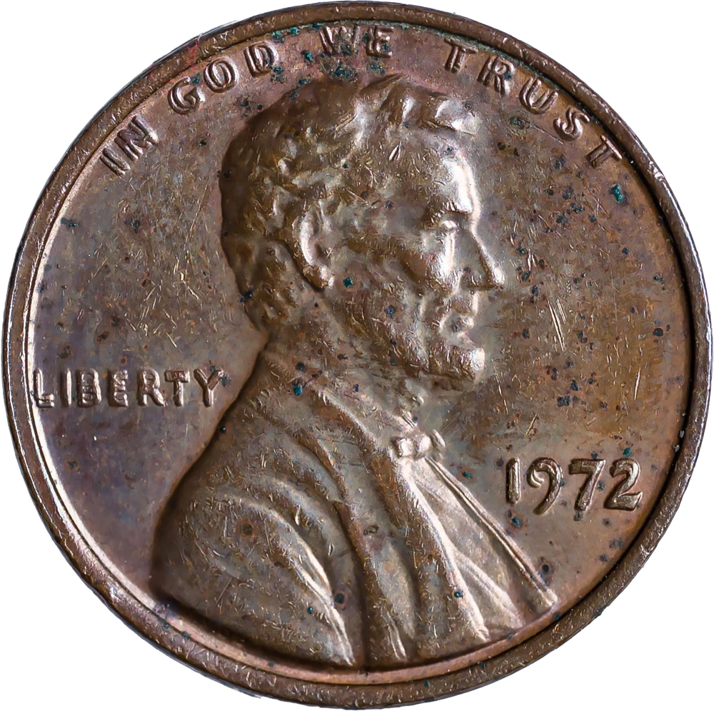BU-60 1972 Double Die Lincoln Cent