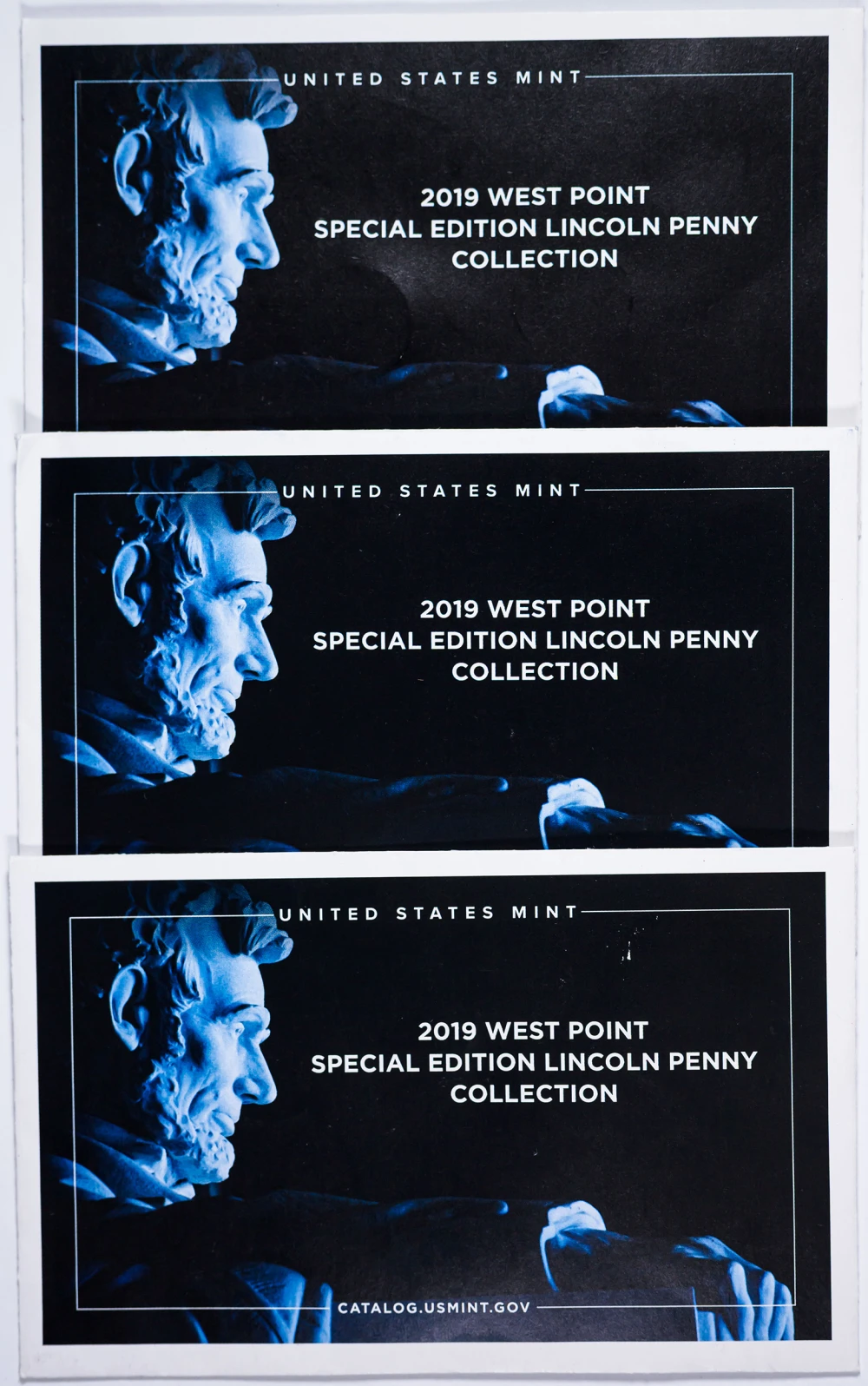 Trio Of 2019 West Point Lincoln Cents