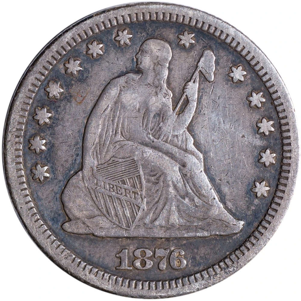 Choice VF-30 1876-CC Quarter