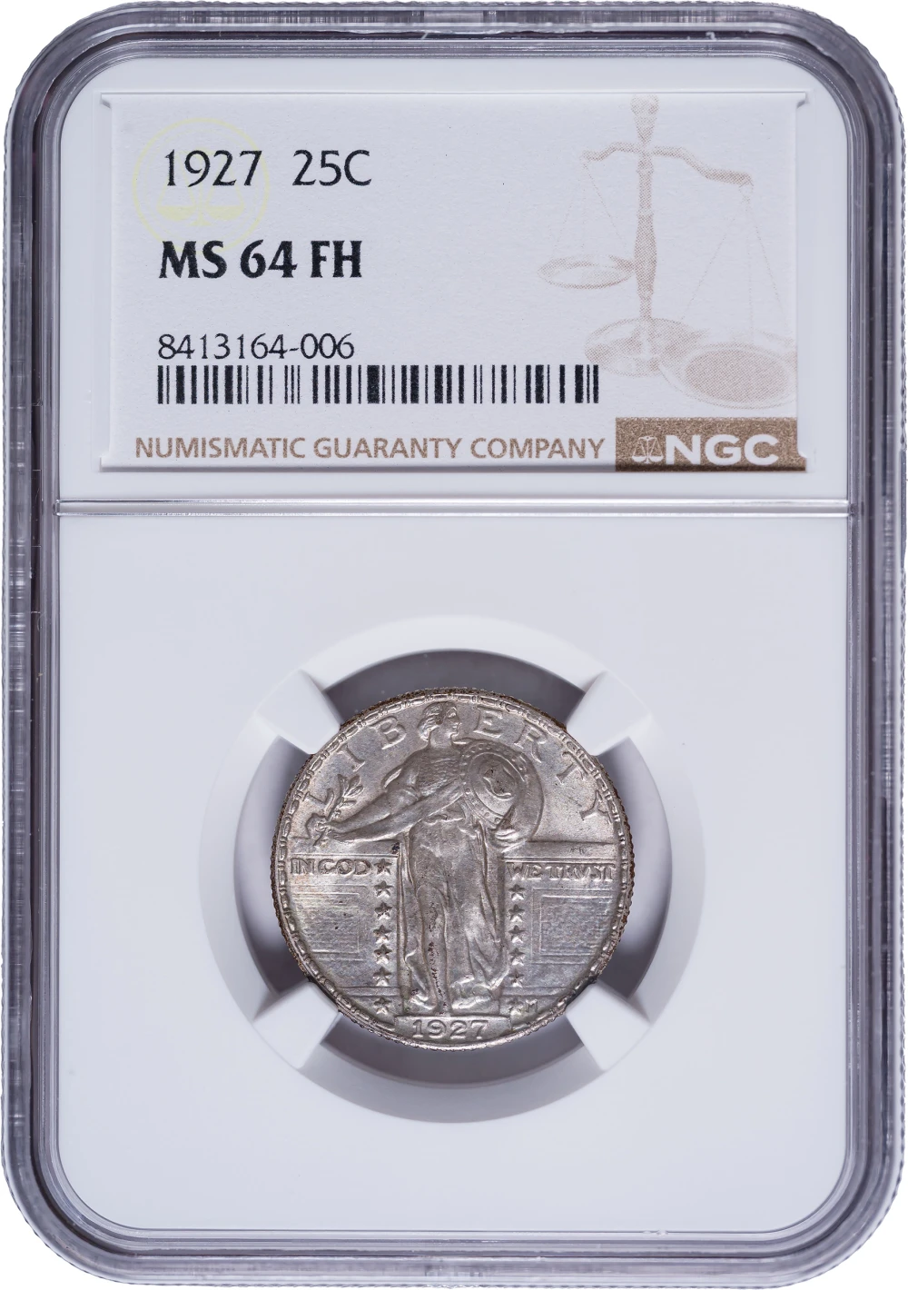 NGC MS-64 FH 1927 Quarter