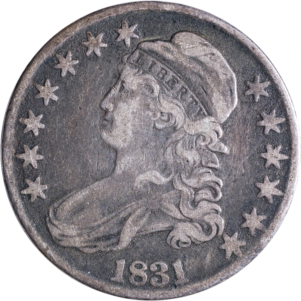 VF-20 1831 Capped Bust Half Dollar