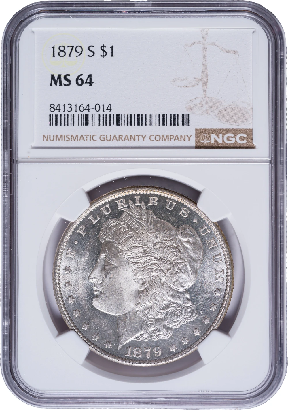 NGC MS-64 1879-S Morgan Dollar