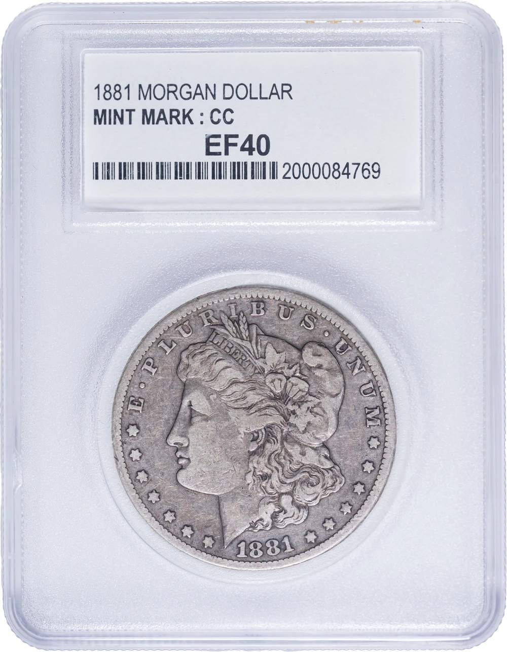 Generic Certified 1881-CC Morgan Dollar