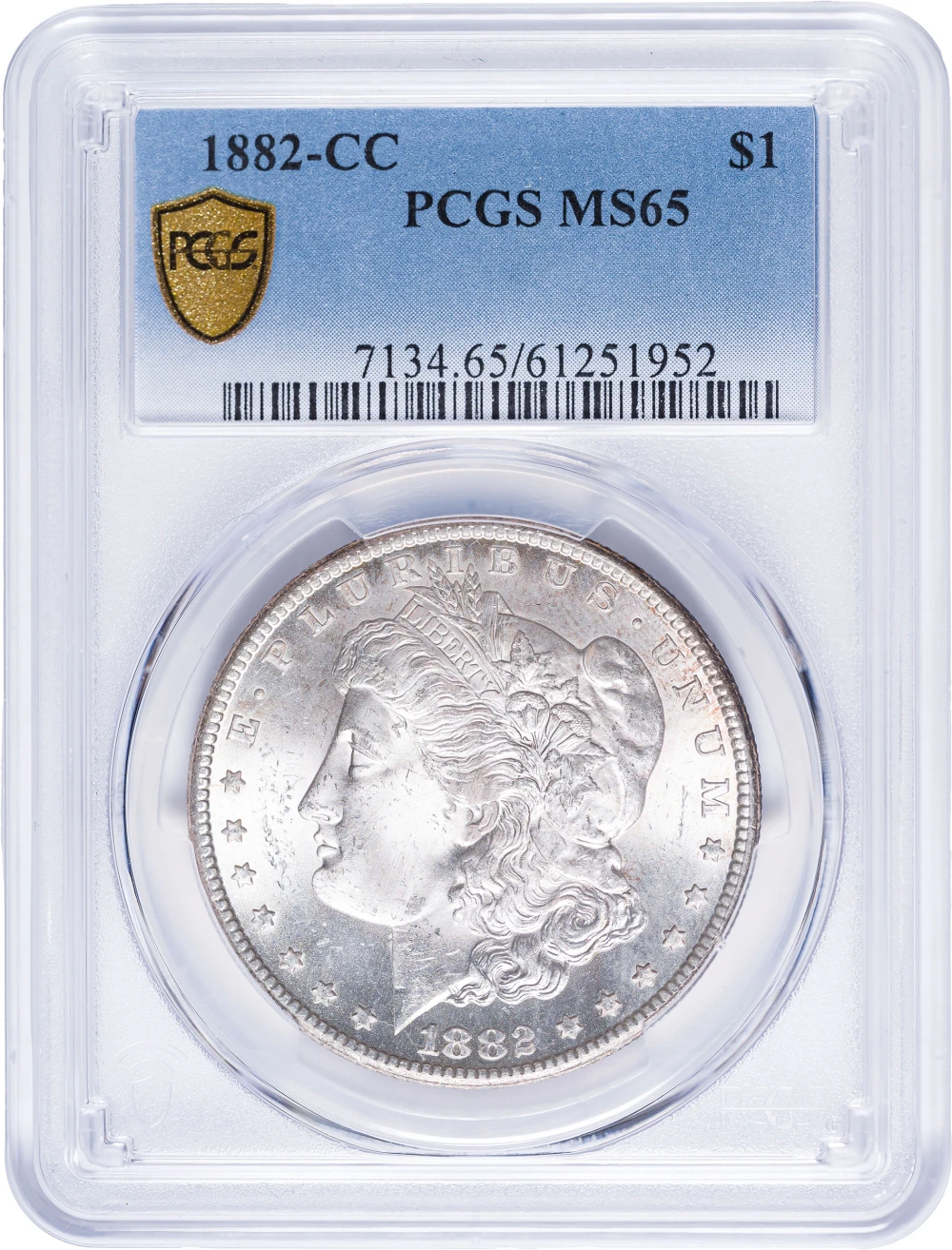 PCGS MS-65 1882-CC Morgan Dollar