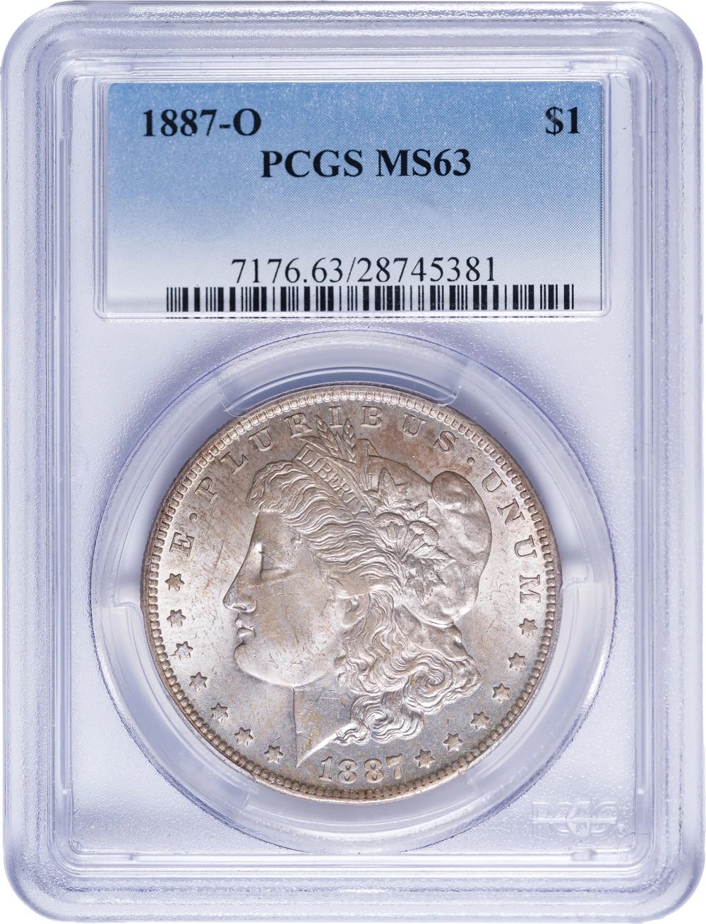 PCGS MS-63 1887-O Morgan Dollar