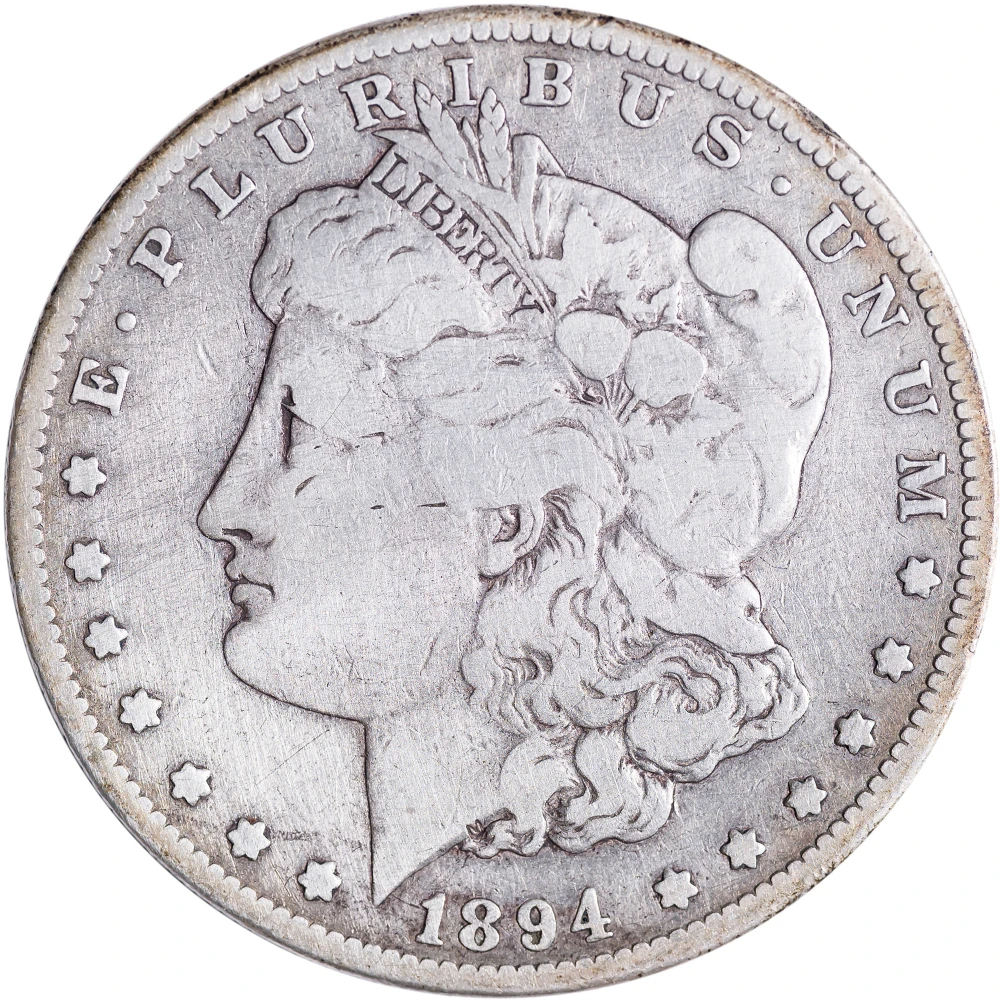 Fine-12 Details 1894-S Morgan Dollar