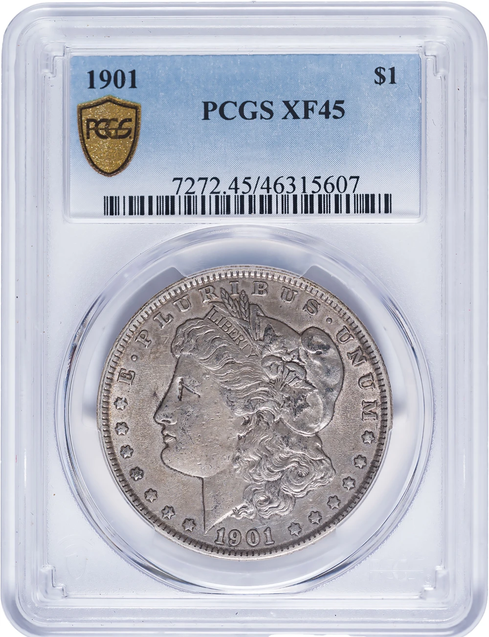 PCGS EF-45 1901 Morgan Dollar