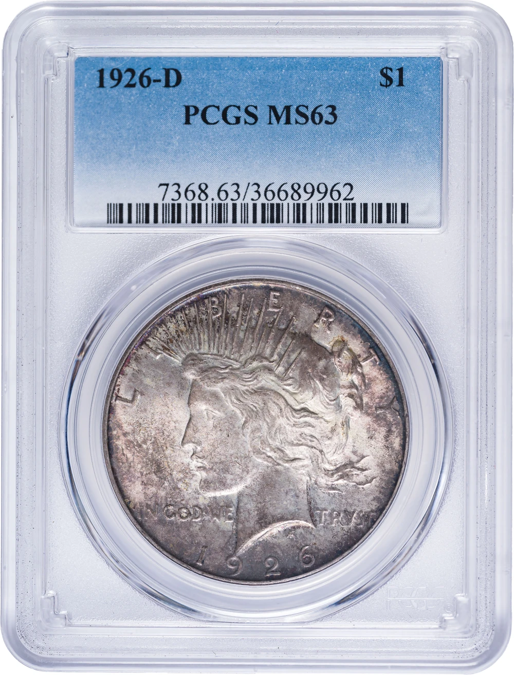 PCGS MS-63 1926-D Peace Dollar