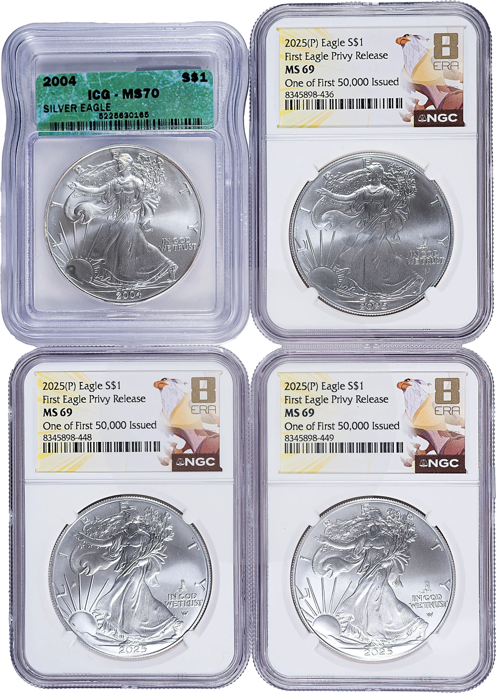 Certified Silver Eagle Quartet