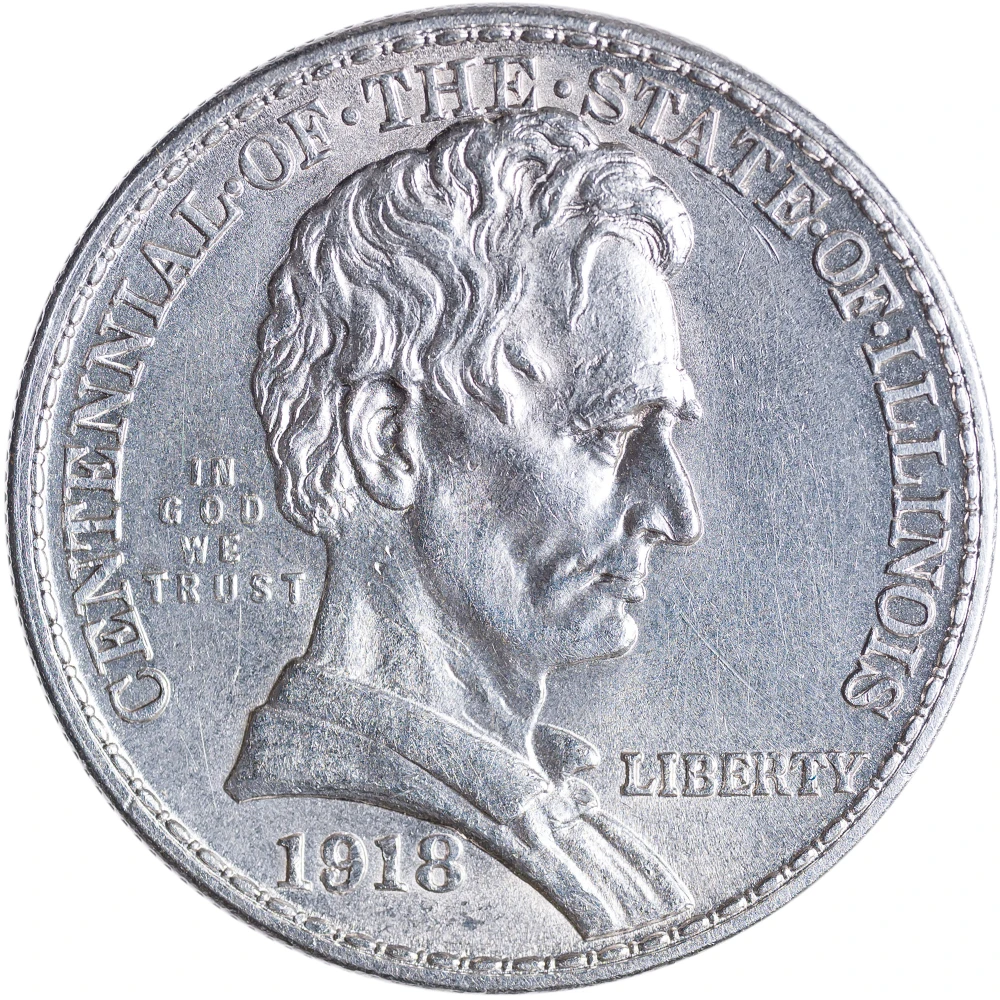 MS-60 1918 Lincoln Commemorative Half Dollar