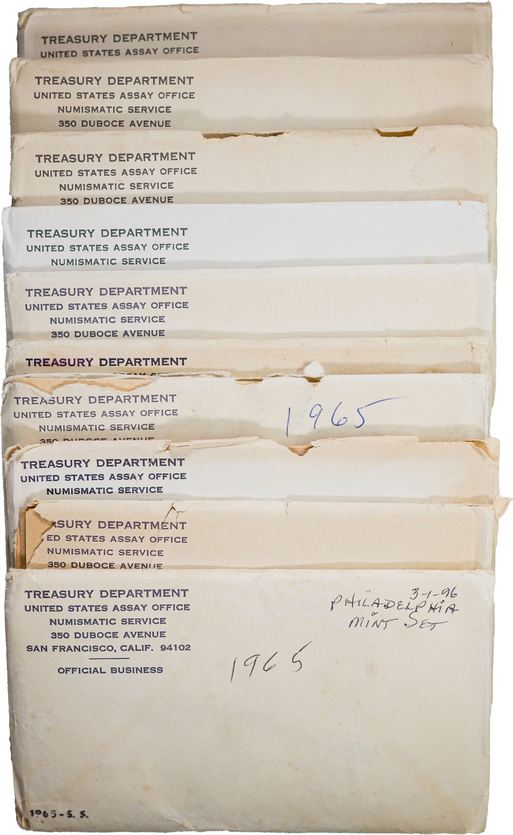 10 Pcs 1965 Special Mint Sets