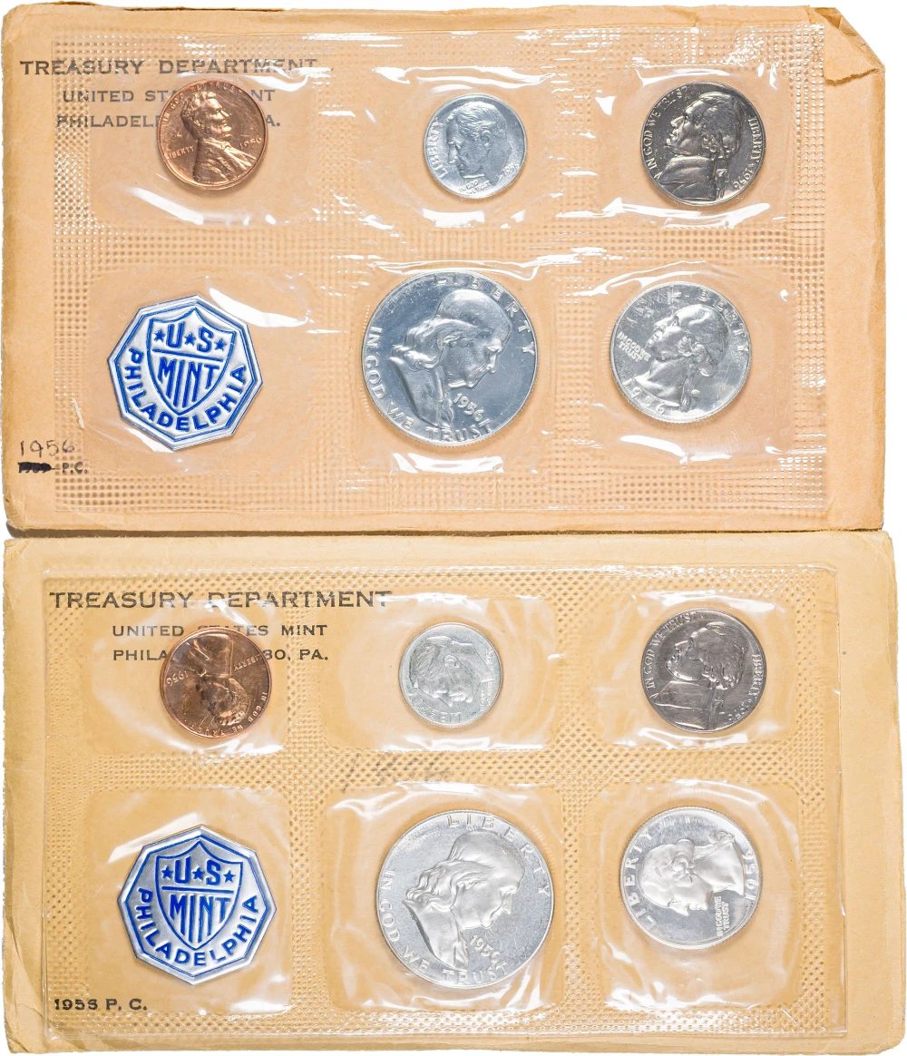 Pair Of 1956 Proof Sets