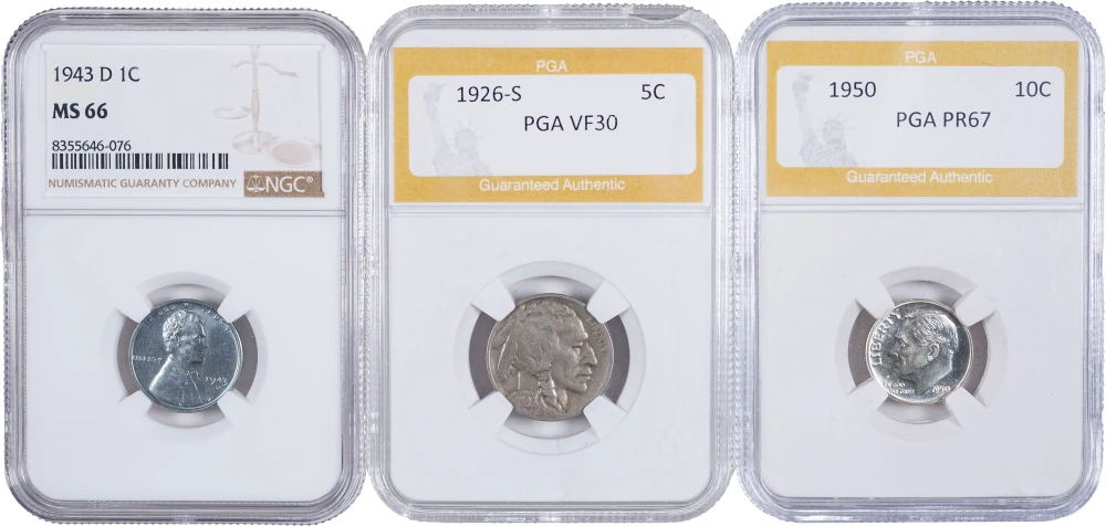 Interesting U.S. Coin Trio