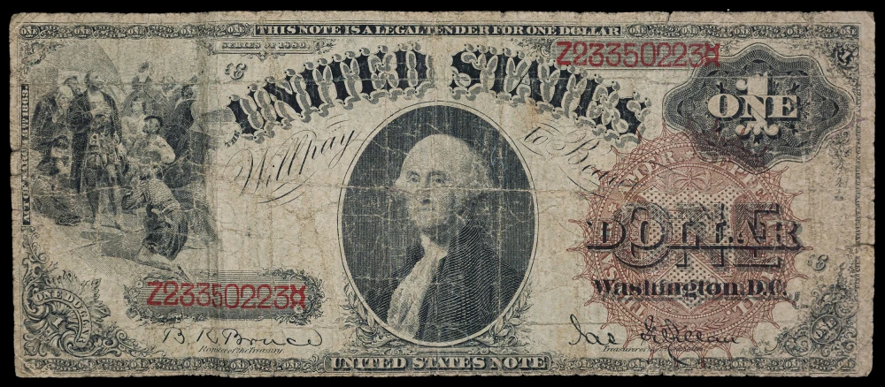 VG+ 1880 $1 Legal Tender