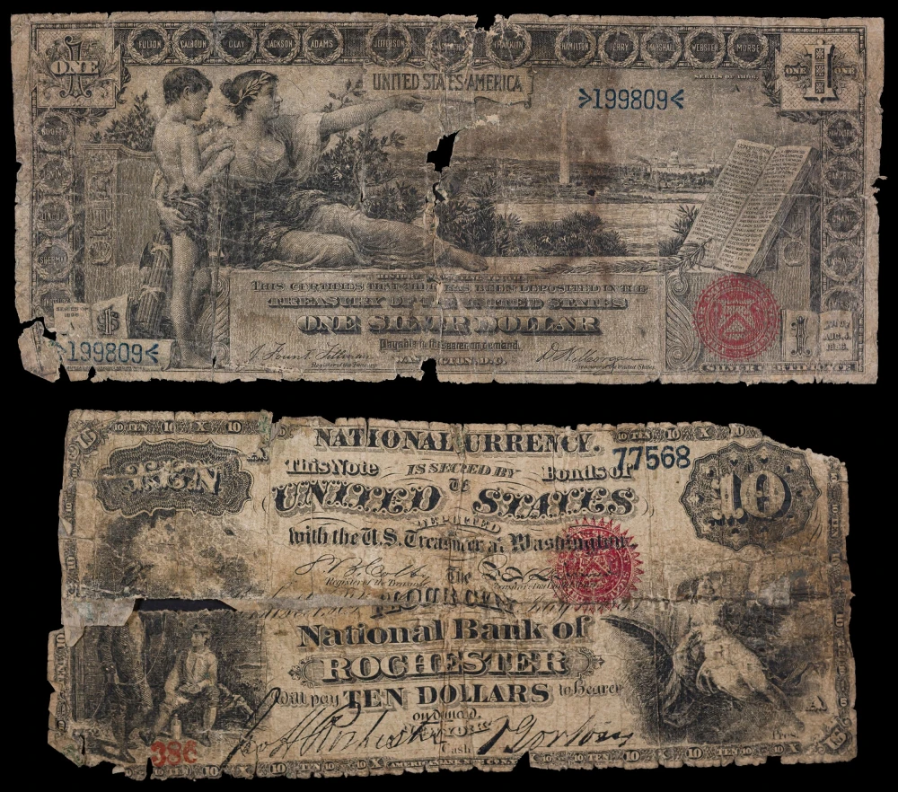 Interesting Low-Grade Note Pair