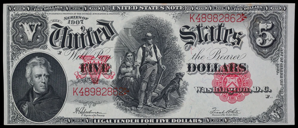 Choice AU 1907 Woodchopper $5 Note