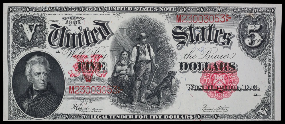 Choice AU 1907 Woodchopper $5 Note