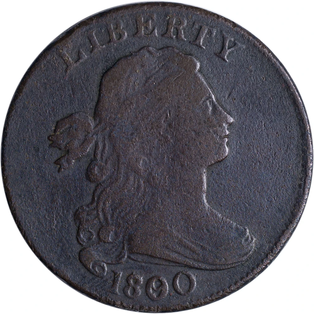 F-VF Details 1800/79 Large Cent