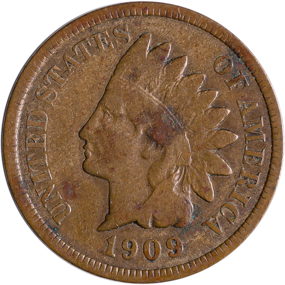 VG-8 1909-S Indian Cent