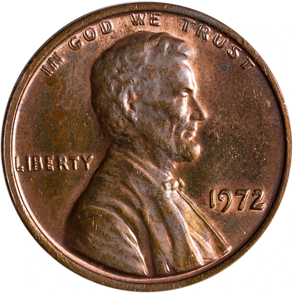 BU-60+ RB 1972/72 Double Die Lincoln Cent