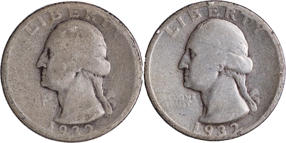 1932-D & S Washington Quarter Pair
