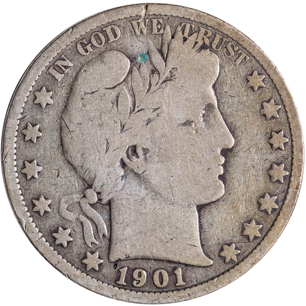 VG-8 1901-S Barber Half Dollar