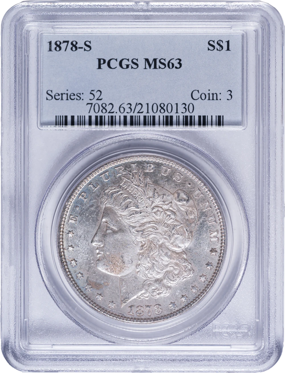 PCGS MS-63 1878-S Morgan Dollar