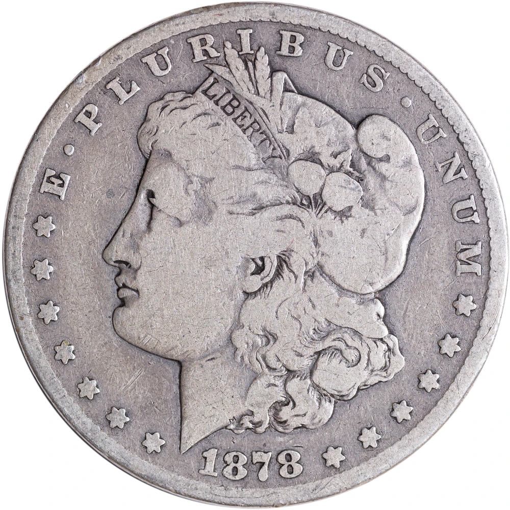 G-VG-6 1878-CC Morgan Dollar