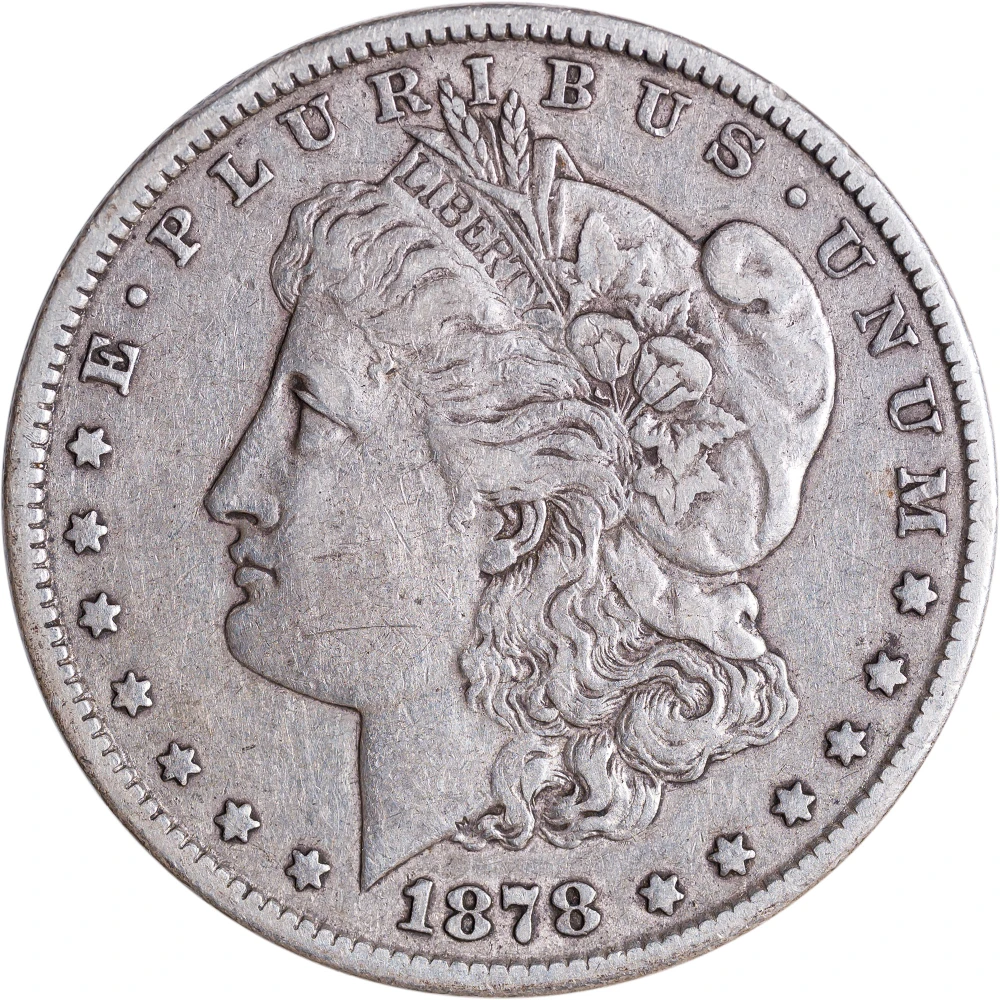 EF-40 1878-CC Morgan Dollar