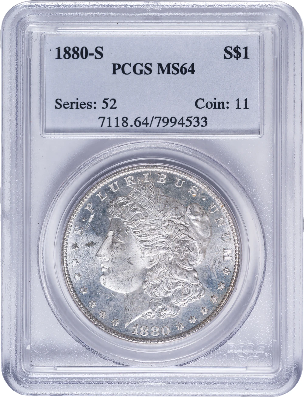 PCGS MS-64 1880-S Morgan Dollar