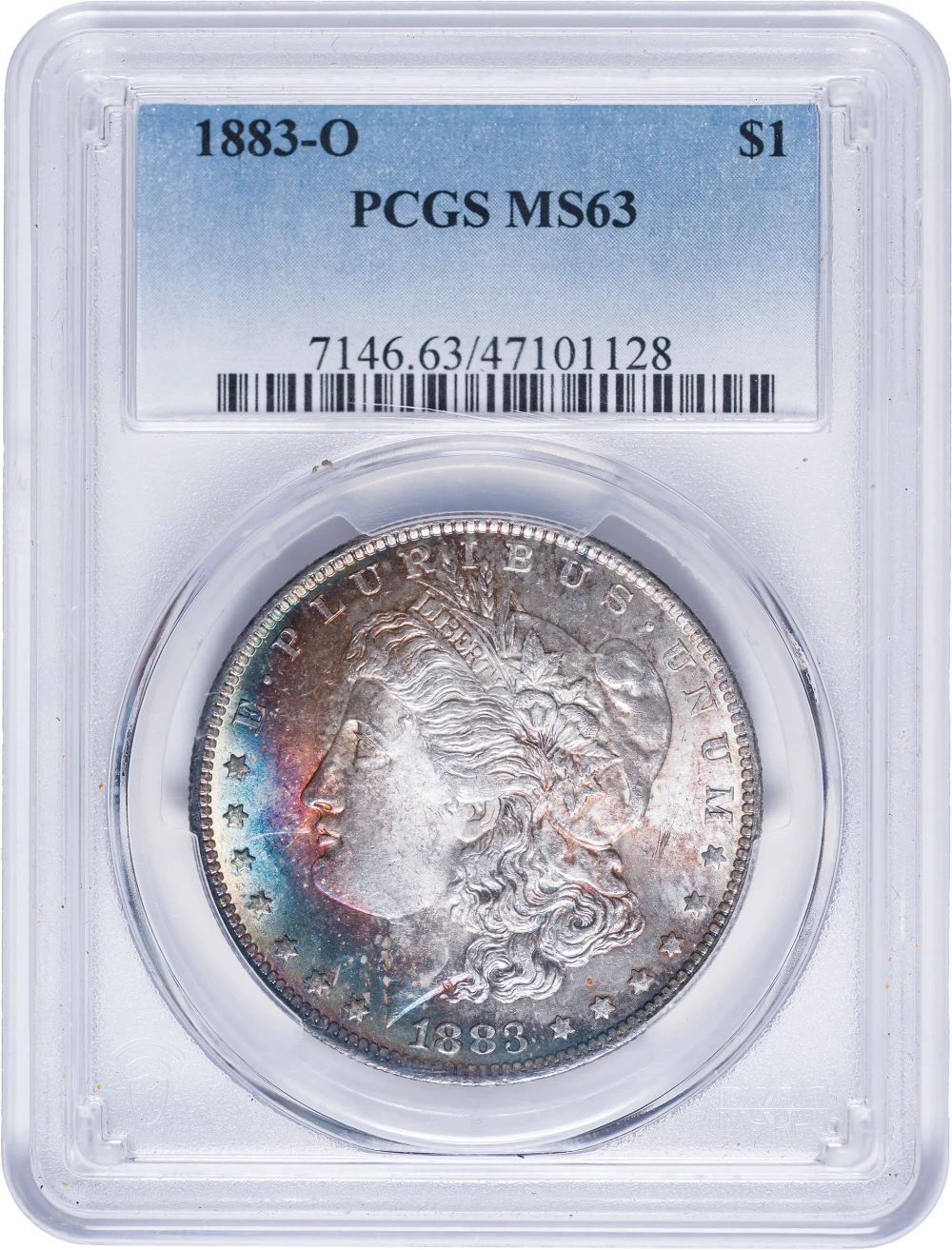 PCGS MS-63 Toned 1883-O Morgan Dollar