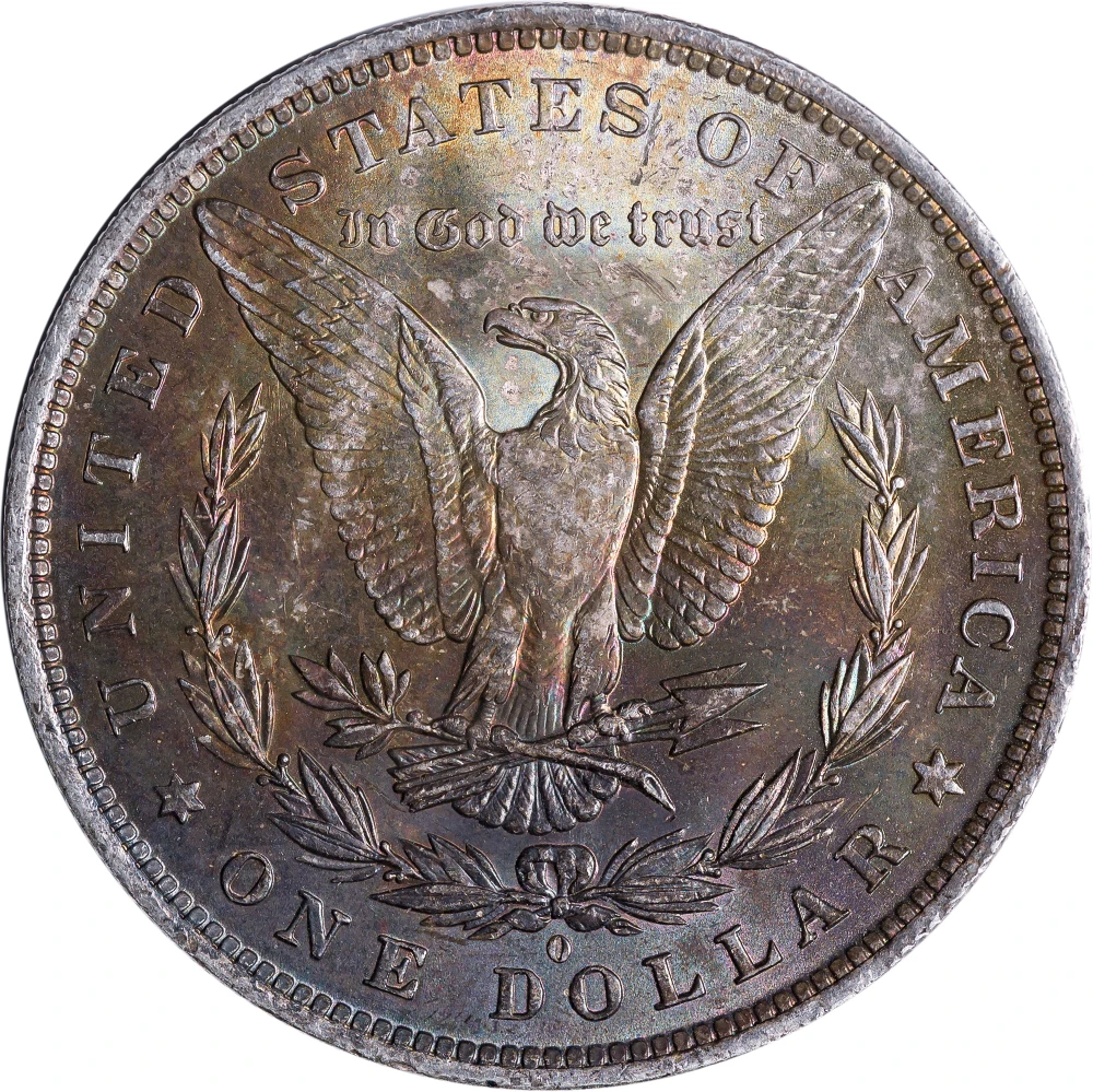 MS-63 Toned 1883-O Morgan Dollar