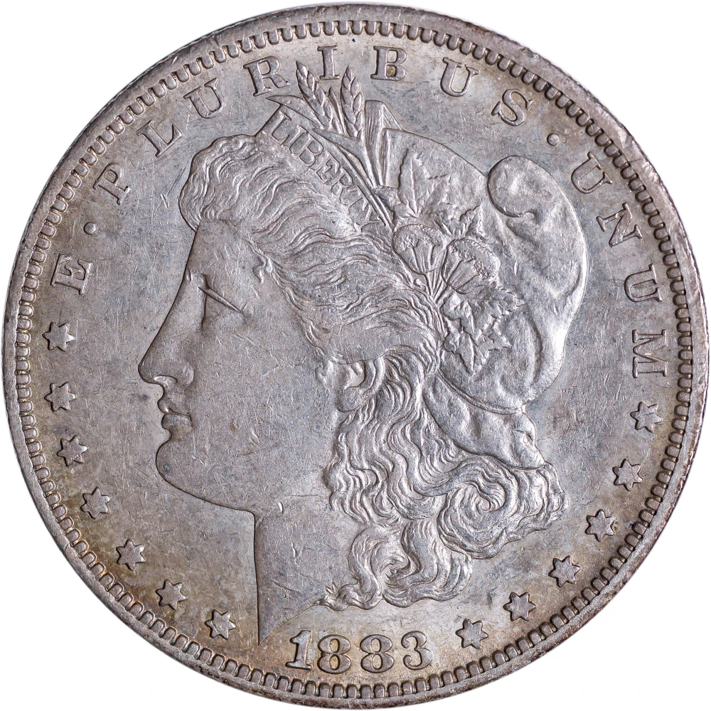 Choice AU-50 or Finer 1883-CC Morgan Dollar