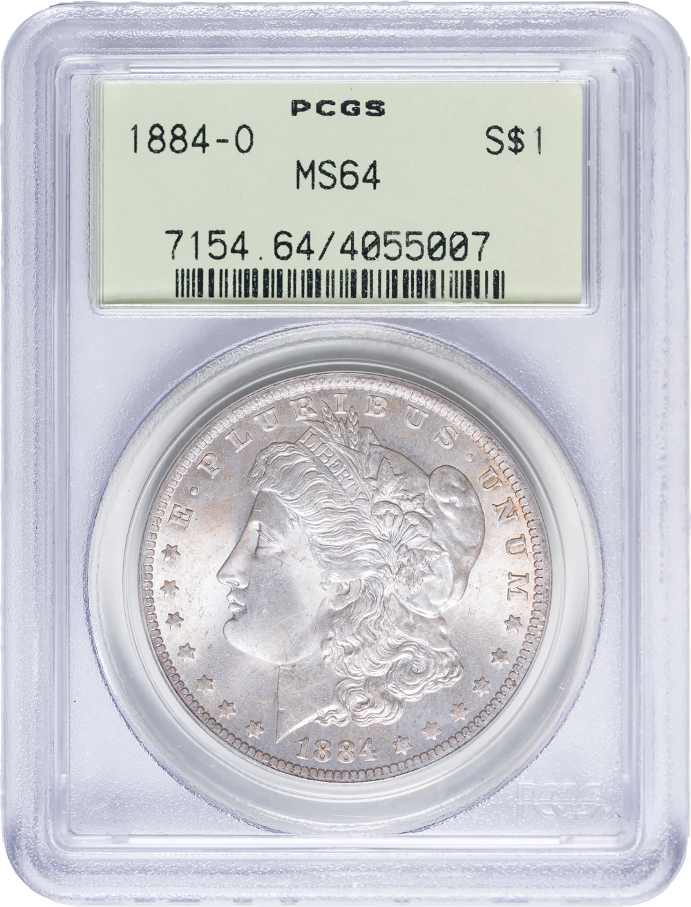 PCGS MS-64 1884-O Morgan Dollar