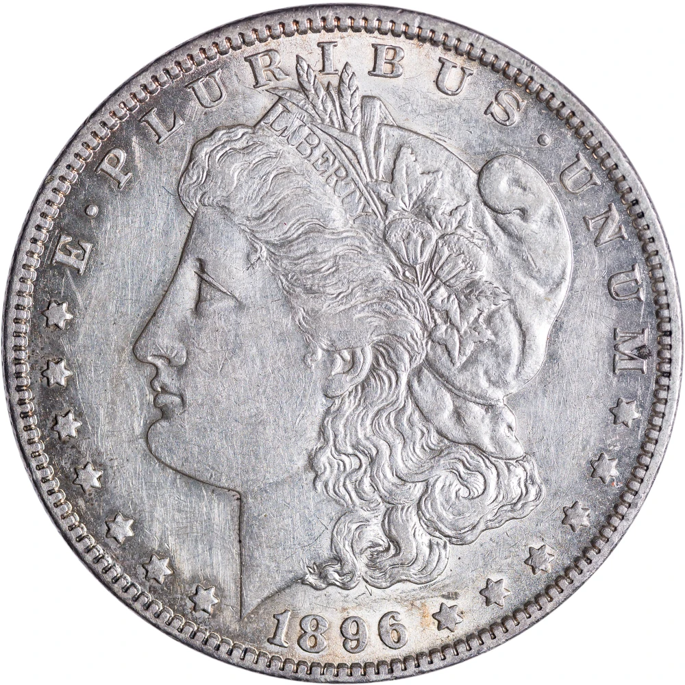 AU-50 or Finer 1896-O Morgan Dollar