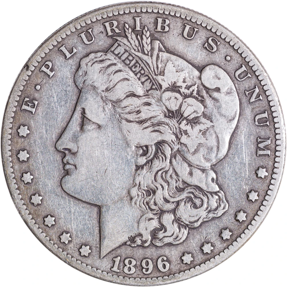 VF-20 1896-S Morgan Dollar